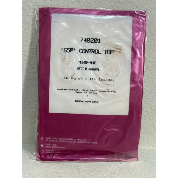 2010 SILKIES Control Top Pantyhose Size Medium Nude/Natural Color New Sealed - Picture 5 of 5